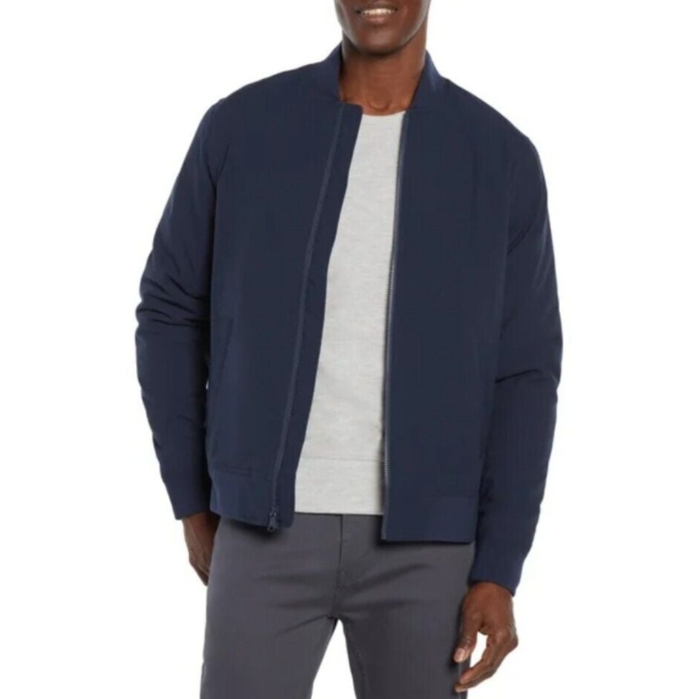 Banana Republic Men's Bomber Jacket,‎ Blue XL
